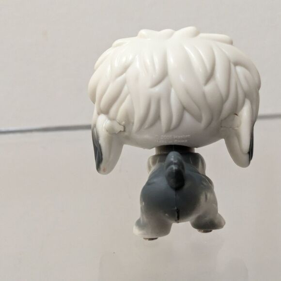 Littlest Pet Shop Magic Motion Sheepdog White Gray Puppy Dog - Picture 5 of 9